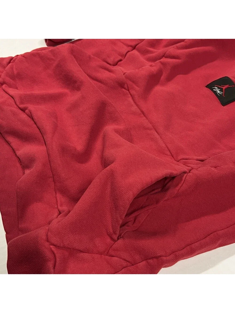 Air Jordan Sweatshirt Men’s Size L Red Flight 1/4 Zip Pullover Style AV2292-687